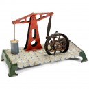 Mechanical Tin Toy Pump, c. 1925
