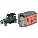 Garage and Ford T by Bing, c. 1930
