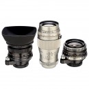 Rodenstock-Yronar 3,5/135 mm and 2 x Flektogon 2,8/35 mm