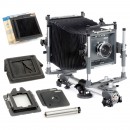 Plaubel Peco 13 x 18 with Super-Angulon 8/90 mm and Accessories,