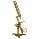 Amadio English Compound Microscope, c. 1865