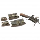 Flintlock Lighter and 4 Tibetan Lighters