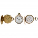 2 Gold Gent's Pocket Watches, c. 1920