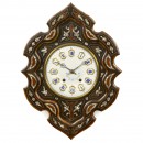 French Bull's Eye Wallclock, c. 1880