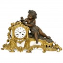 Figural Mantel Clock