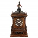 Rare Black Forest Timepiece with Monkey Automaton, c. 1880