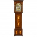 English Sheraton-Style Hall Clock, c. 1800