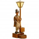 Carved Wood Whistling Automaton by Karl Griesbaum, 1950s