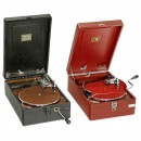2 Portable Gramophones, c. 1935