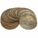18 Britannia Discs, c. 1900