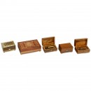 4 Musical Boxes by Reuge