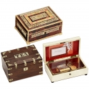 3 Tabatière Musical Boxes, c. 1880