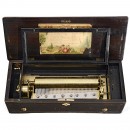 Harp Eolienne Musical Box by Bremond, c. 1880