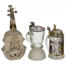 2 Musical Drinking Items, 20th Century