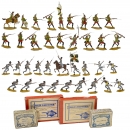 4 Boxed Groups of Tin Soldiers, 1900 onwards