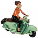 Scooter Rider by MS Brandenburg, c. 1960