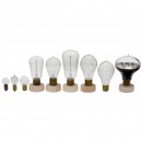 29 Early Carbon Filament Bulbs, 1900 onwards