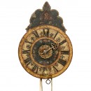 Southern German Iron Clock with Alarm, c. 1750