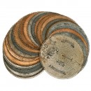 30 Regina Discs for Musical Box Ø 15 ½ in., c. 1900
