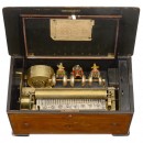 Tambour et Timbres Musical Box with Mandarin Automata, c. 1880