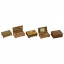 5 Swiss Musical Boxes, 1930 onwards