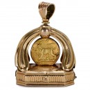 Rare English 14-Carat Rose Gold Musical Fob, dated 1797
