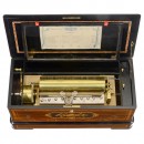 Two-Per-Turn Mandolin Musical Box by B.A. Bremond, c. 1880