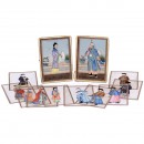 Rare Chinese Optical Transformation Toy, probably mid-19th Centu