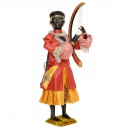 Harpiste Ethiopienne Musical Automaton by Gustave Vichy, c. 18