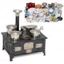 Märklin Toy Stove with Accessories, c. 1920