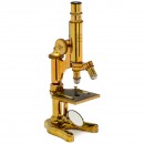 Ernst Leitz Brass Microscope, c. 1913