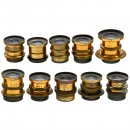8 Symmetrical Lenses by Beck, c. 1890–1900