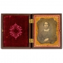 Union Case with Daguerreotype, c. 1857