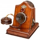 Home Telephone Clock Stand Station, c. 1900