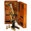 Reichert Compound Monocular Microscope, c. 1890
