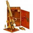Brass Compound Microscope, c. 1860
