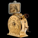 Early German Cast-Iron Art-Nouveau Style Mutoscope, c. 1900