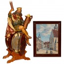Rare Original Gambrinus No. 25G 11 ¾-inch Disc Musical Box by
