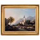 Musical Picture Clock, c. 1860