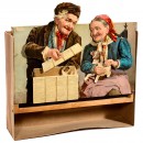 German Chromolithographed Paper Automaton Picture, 1910–20