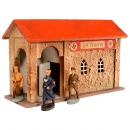 SA Guard House with Special Constable by Elastolin, c. 1933