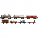 7 Märklin Freight Wagons Gauge 0, c. 1938