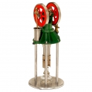Hot-Air Engine with 2 Flywheels