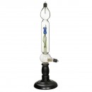 Geissler Tube with Uranium Glass Flower, c. 1915
