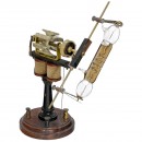 Electro-Magnetic Motor with Rotating Geissler Tube, c. 1915