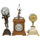 3 Mantel Clocks
