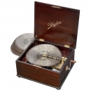 Polyphon Disc Musical Box with 12 Bells, c. 1900