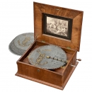 Polyphon No. 43B Disc Musical Box with 10 Discs, c. 1905