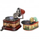 2 Toy Gramophones, c. 1925