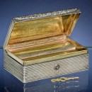 Early Musical Silver Snuff Box by M. Bordier